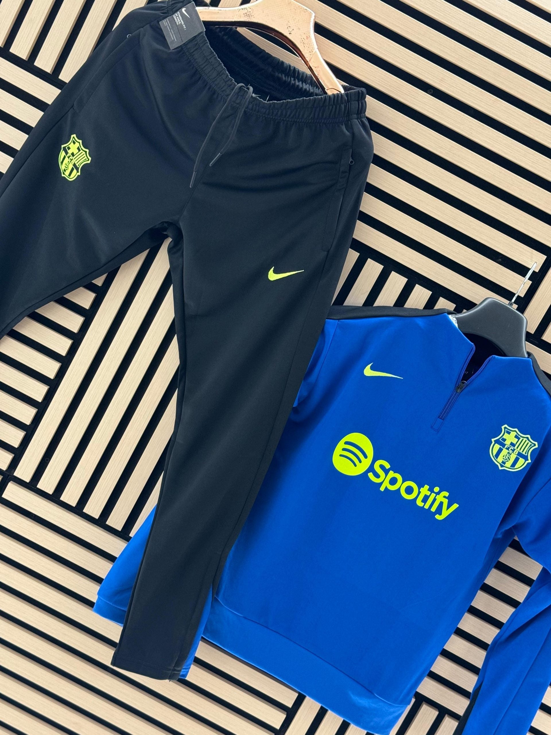 Chándal FC Barcelona negro y azul