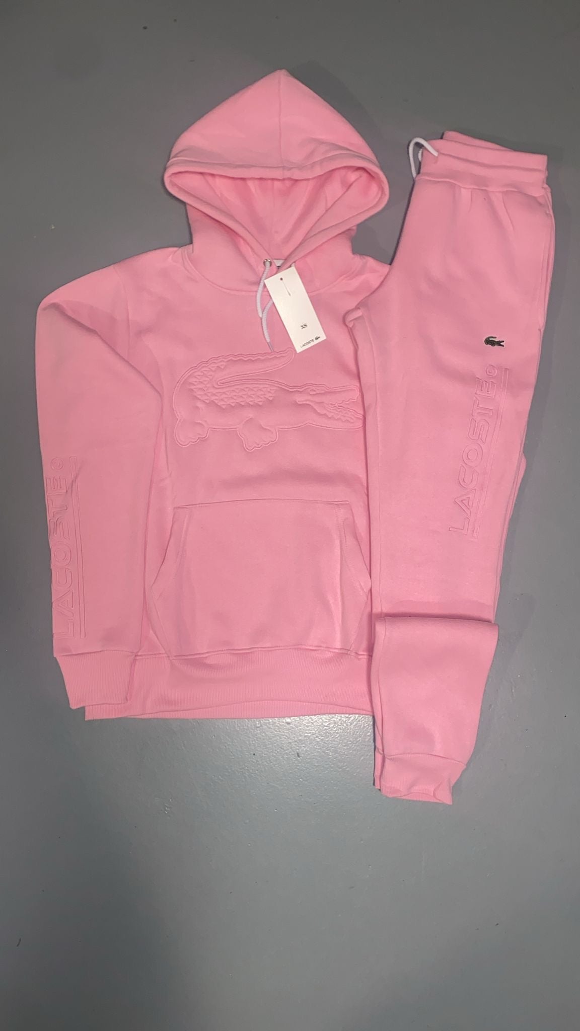 Chándal Lacoste rosa