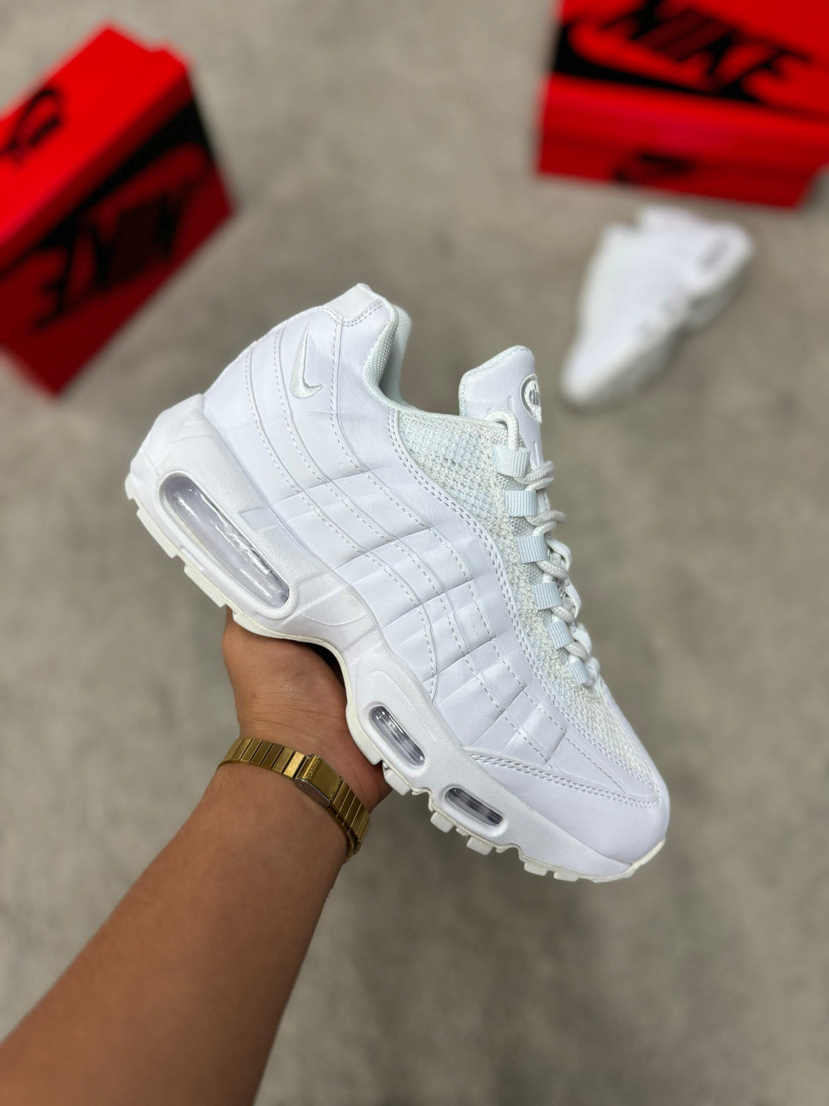 NIKE AIR MAX 95 BLANCAS (MAXIMA CALIDAD)